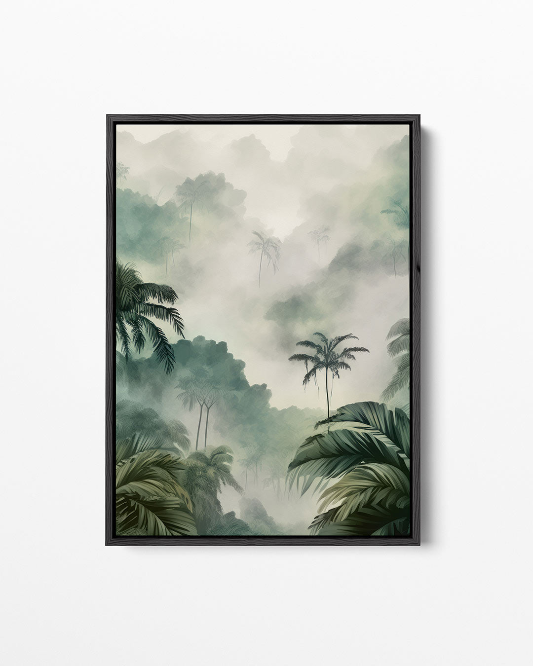 Dromerige jungle mist – staand wanddecoratie kunstwerk