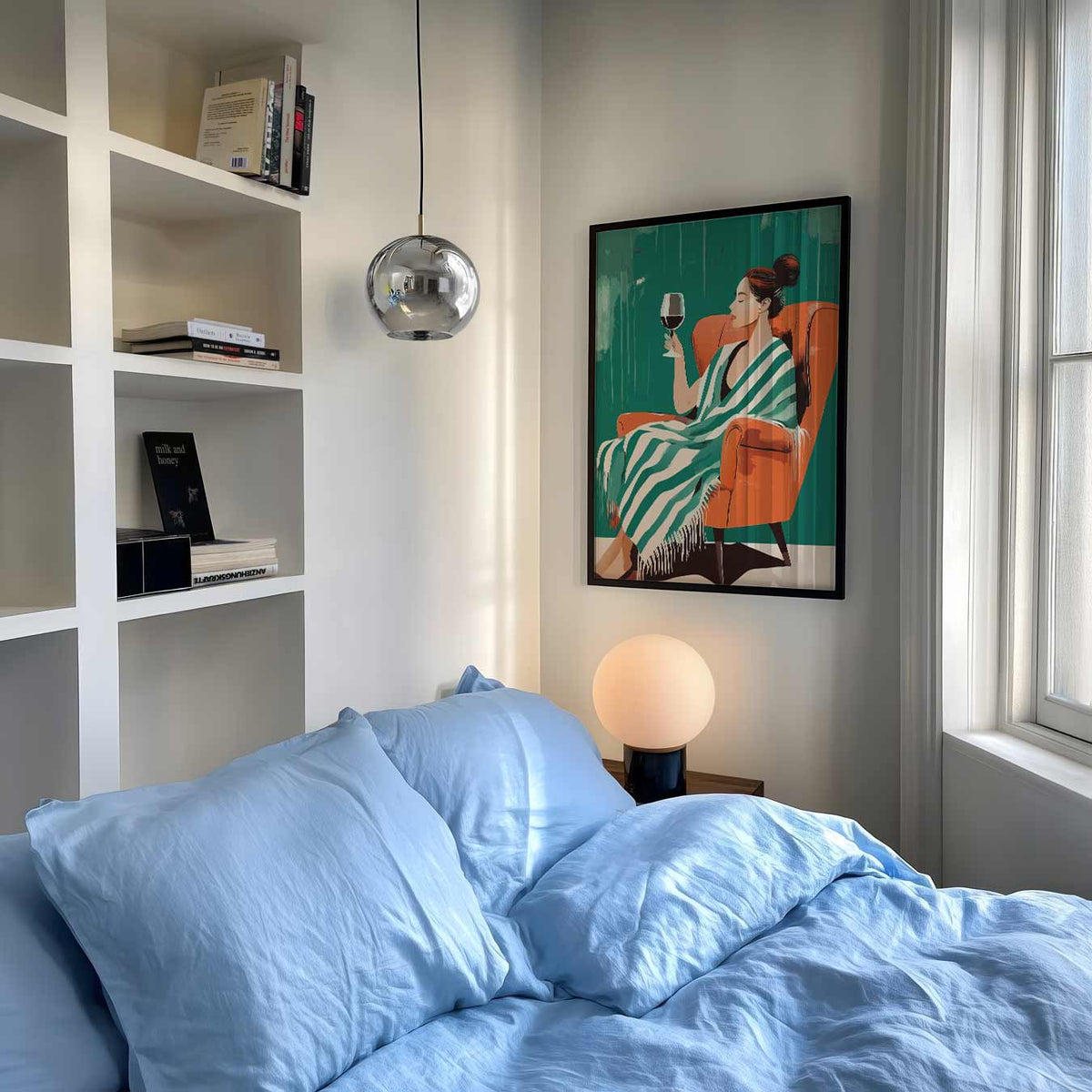 Relax & Wine Vibes – zomer poster als frisse staande wanddecoratie