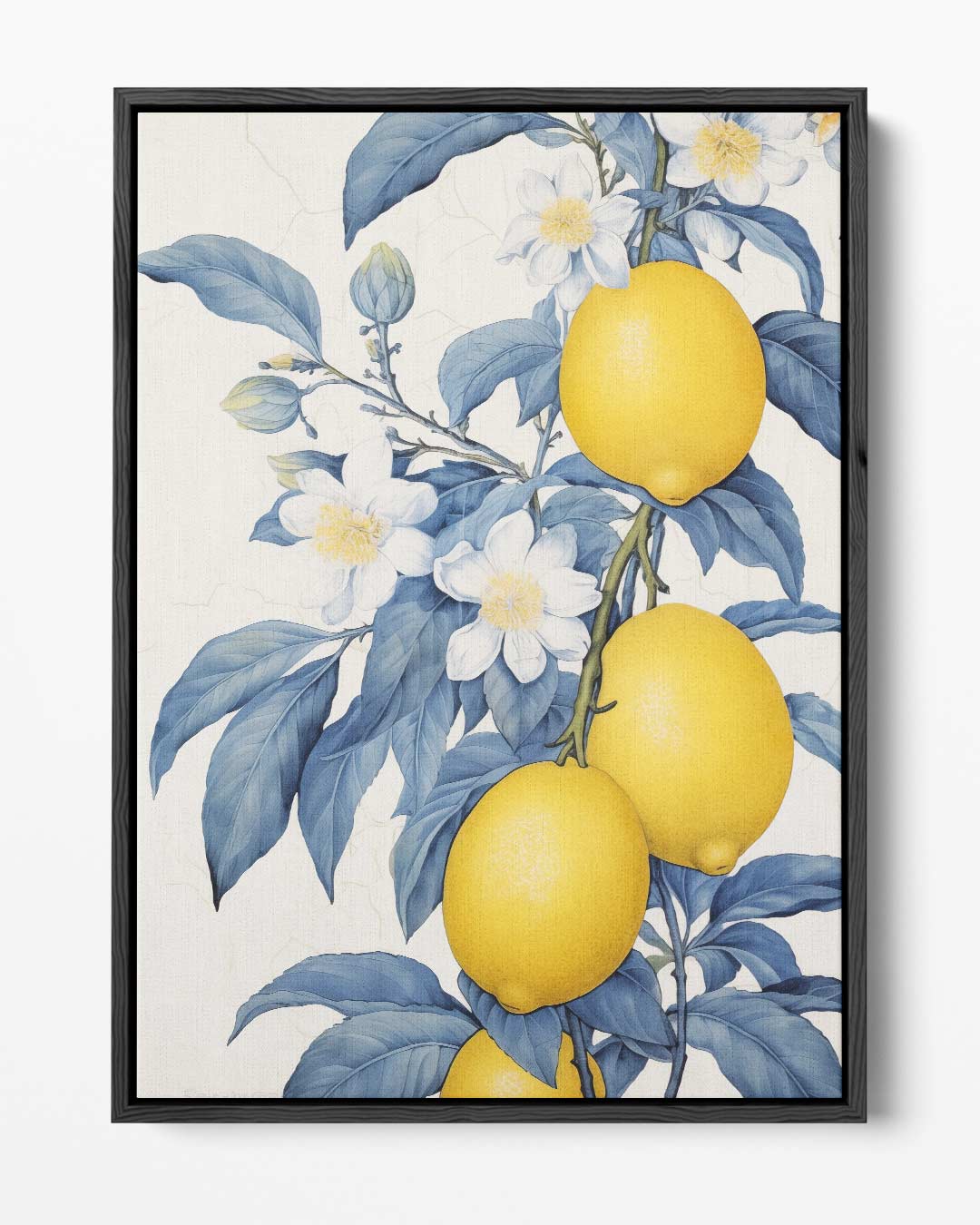 Frisse Citroen Bloesem – portret kunstwerk als wanddecoratie