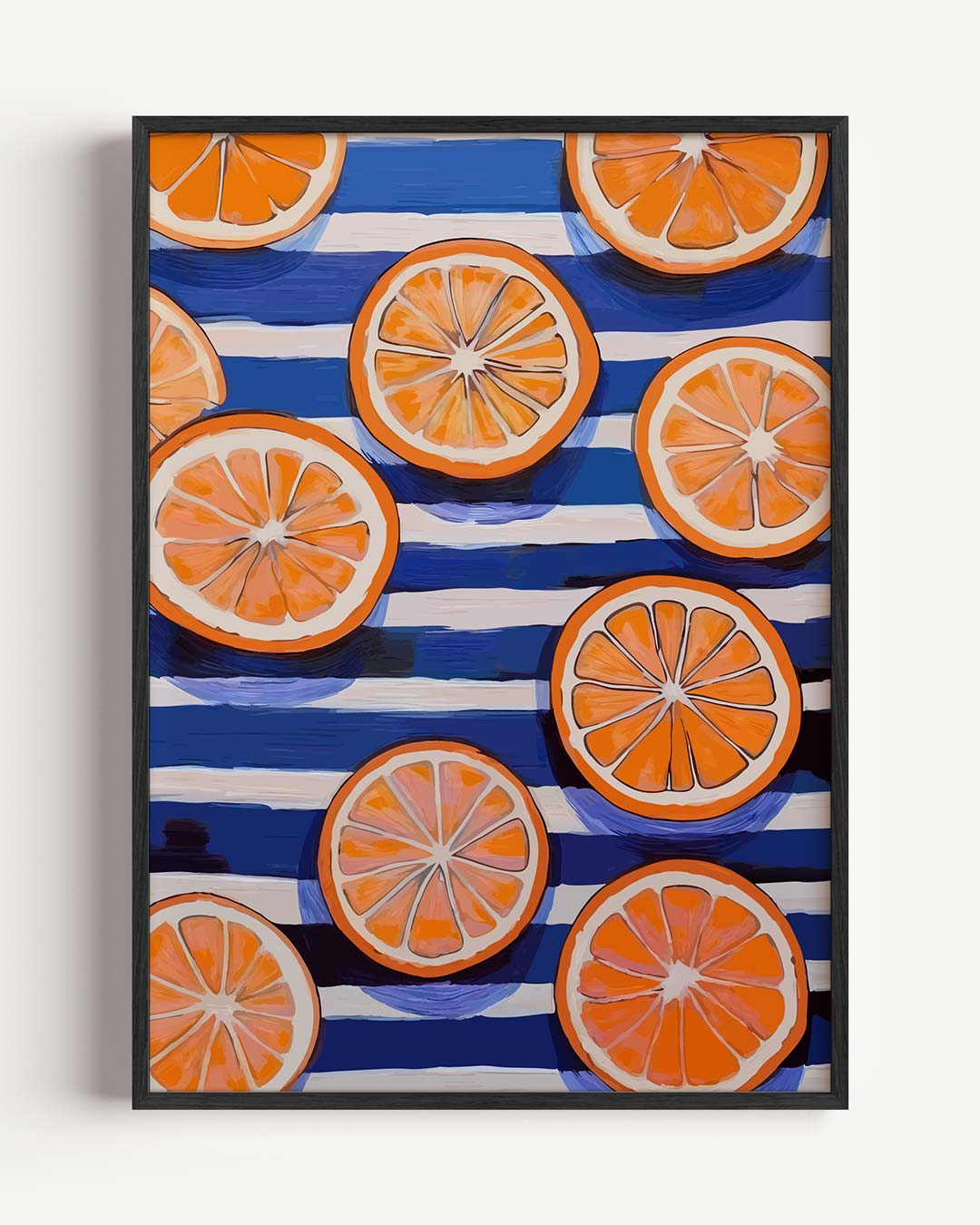 Zomerse Citrus Opfrisser – keuken portret poster als wanddecoratie