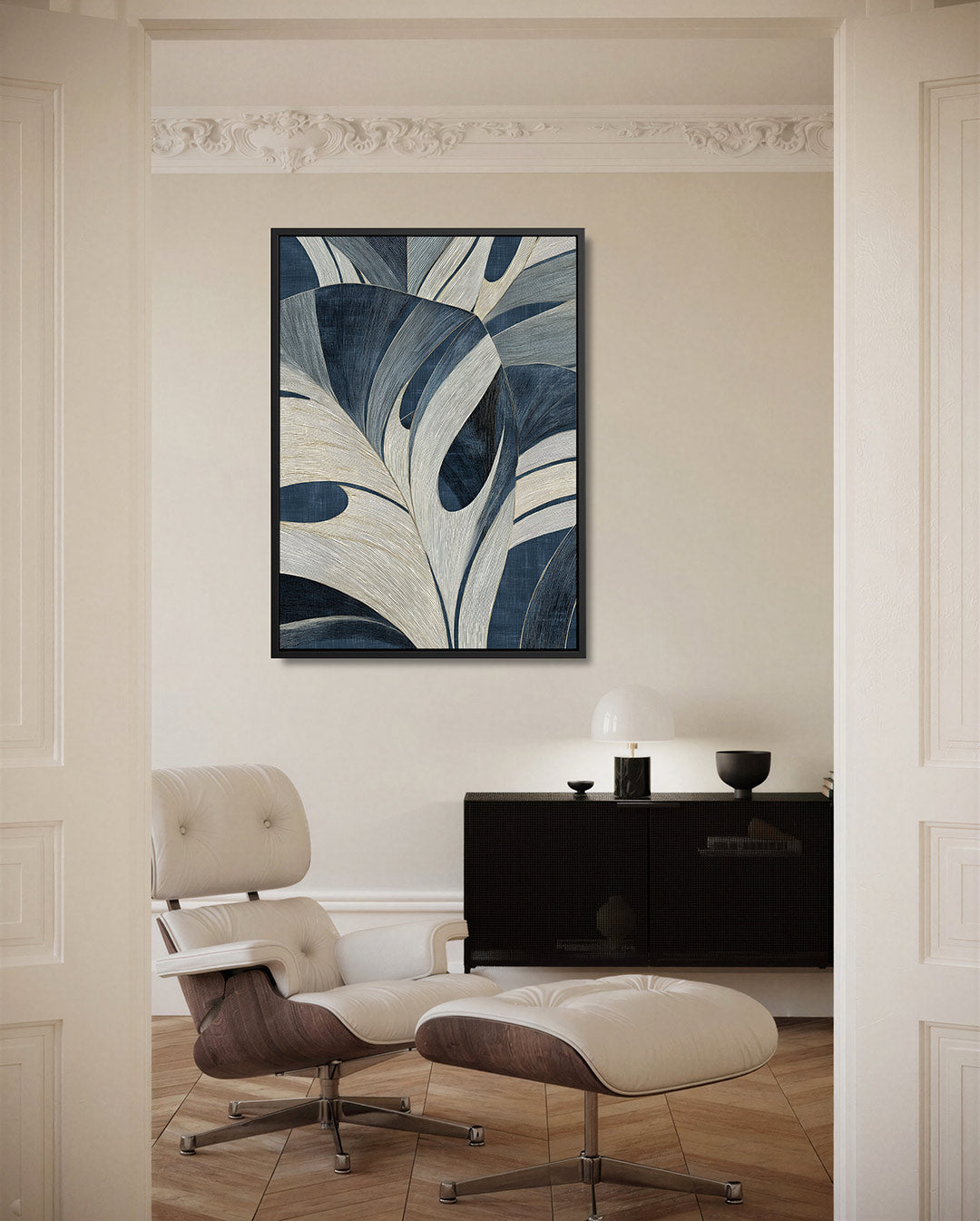 Organische lijnen – staand wanddecoratie kunstwerk