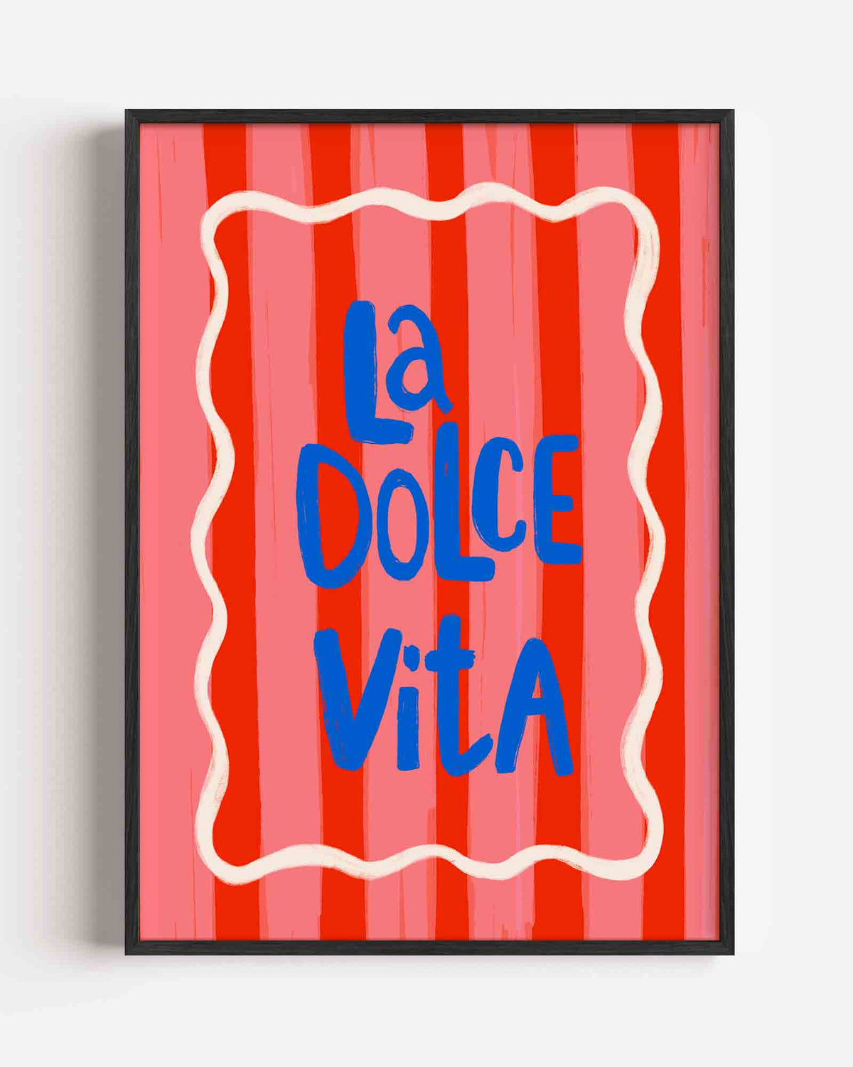La dolce vita – Slow Living portret poster als wanddecoratie