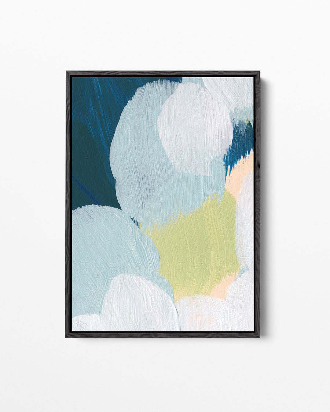 Organische kleurencompositie – staand wanddecoratie kunstwerk