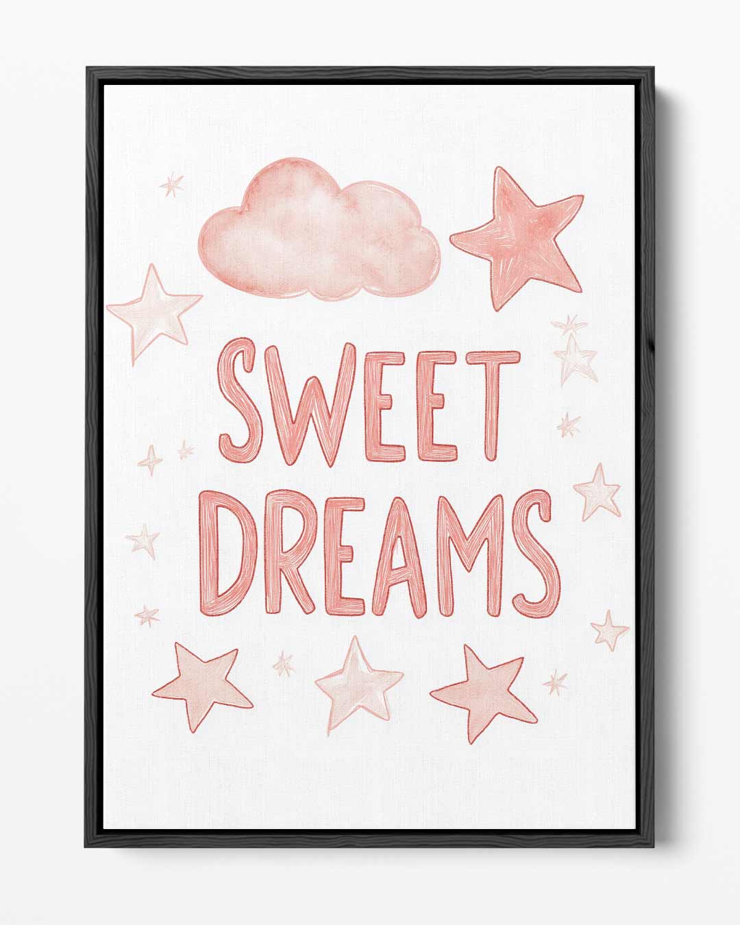 Sweet Dreams Wanddecoratie – portret kunstwerk als wanddecoratie