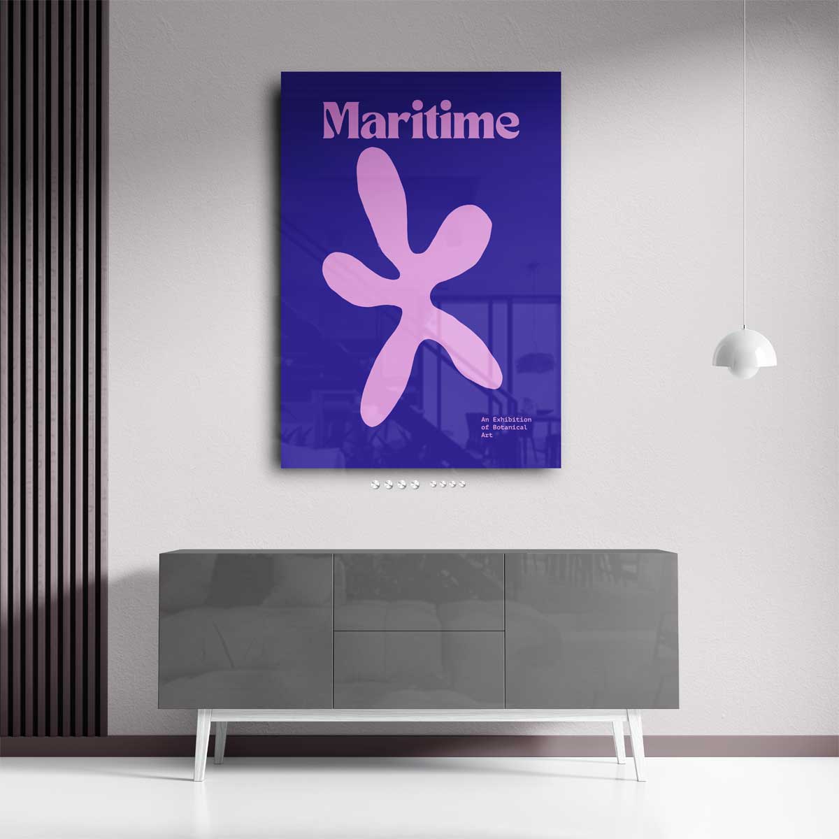 Botanische Maritieme Kunst – portret kunstwerk als wanddecoratie, afbeelding 13