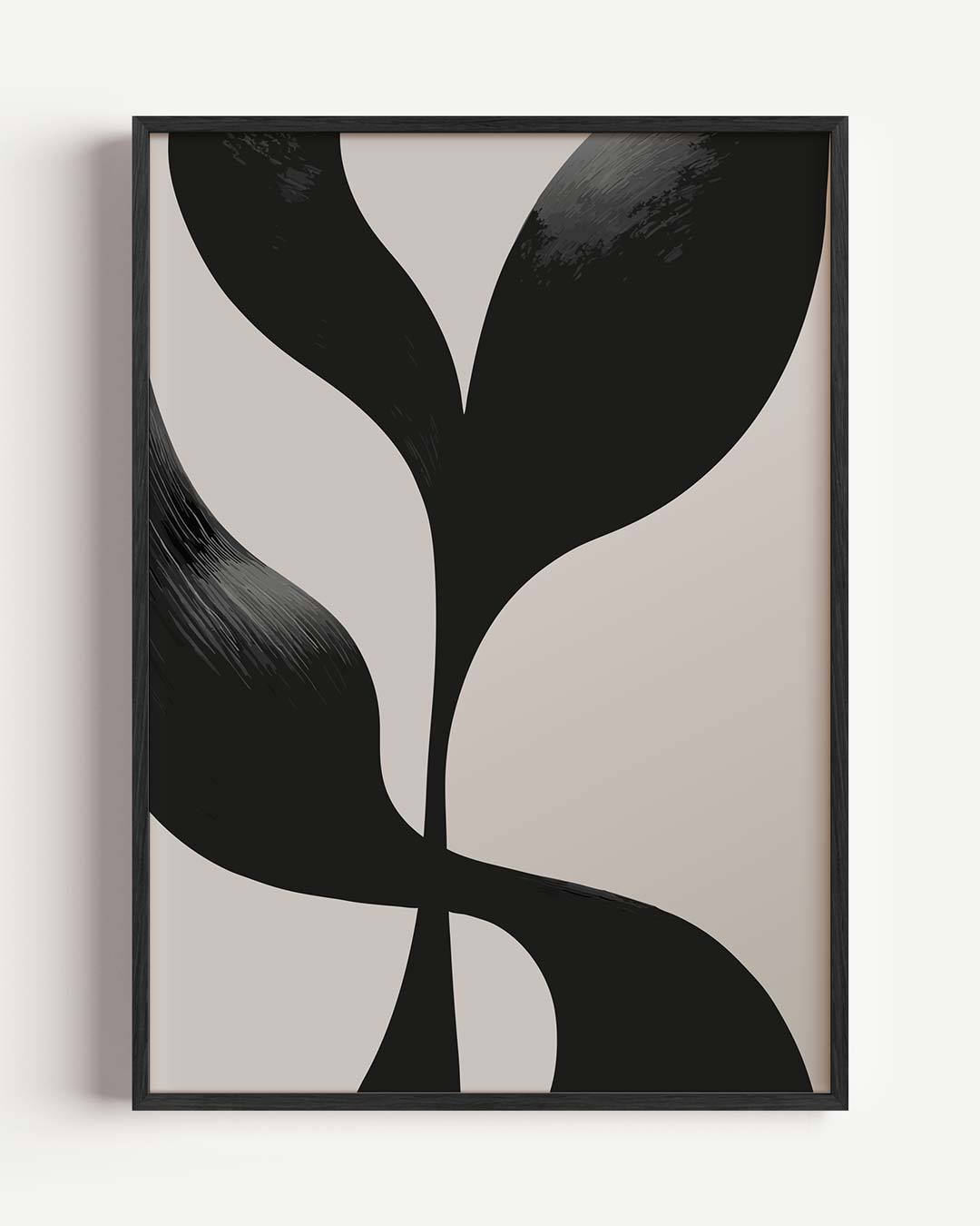 Minimalistische Botanische Kunst – kleurrijke abstracte portret poster als wanddecoratie