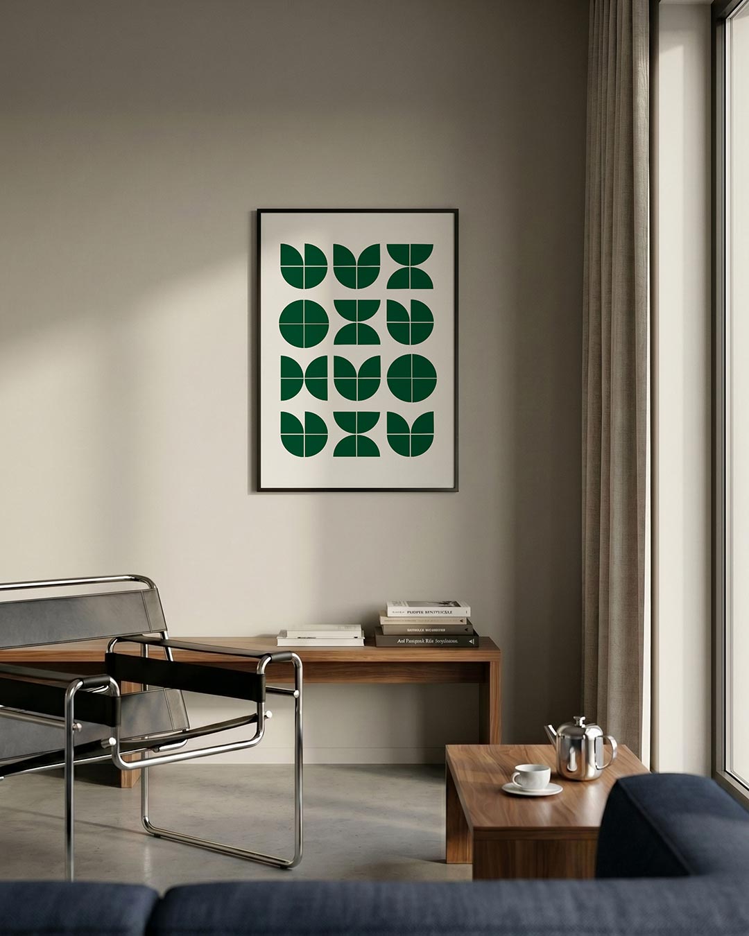 – geometrische poster in Bauhaus-stijl van WallArtistic