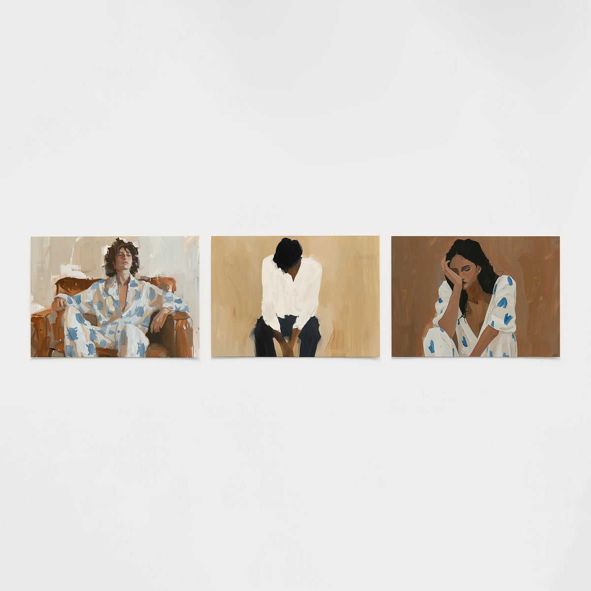 Zachte kleurvlakken Posterset