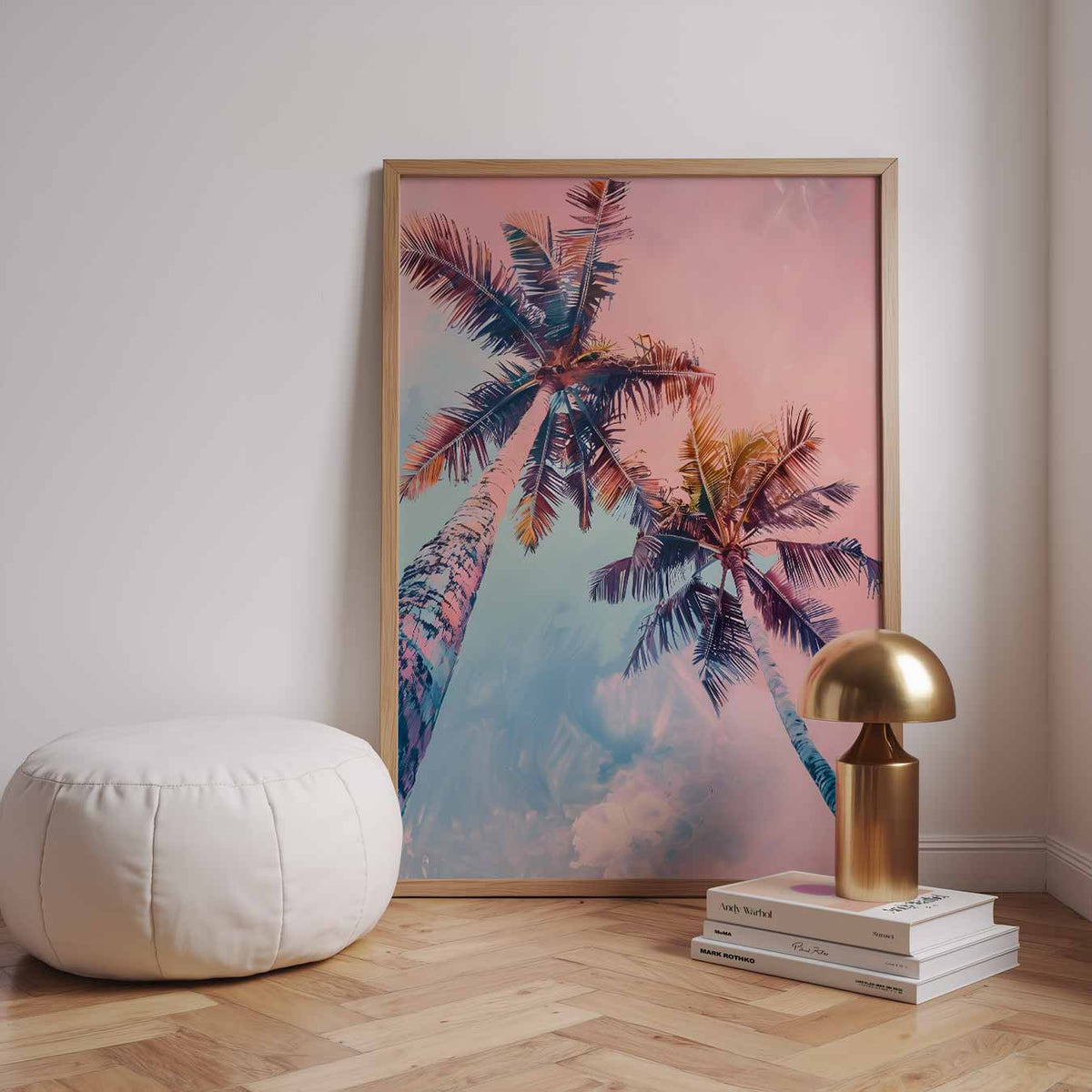 Tropische Palmboom Droom – urban poster in staand formaat