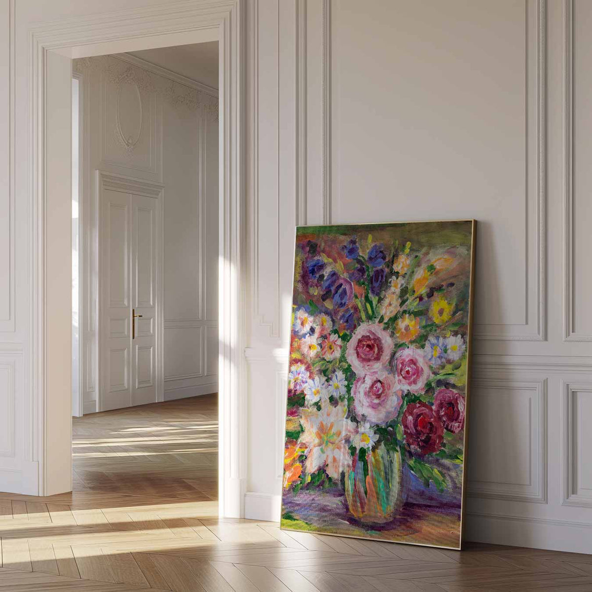 Bloemenvaas – urban poster in staand formaat