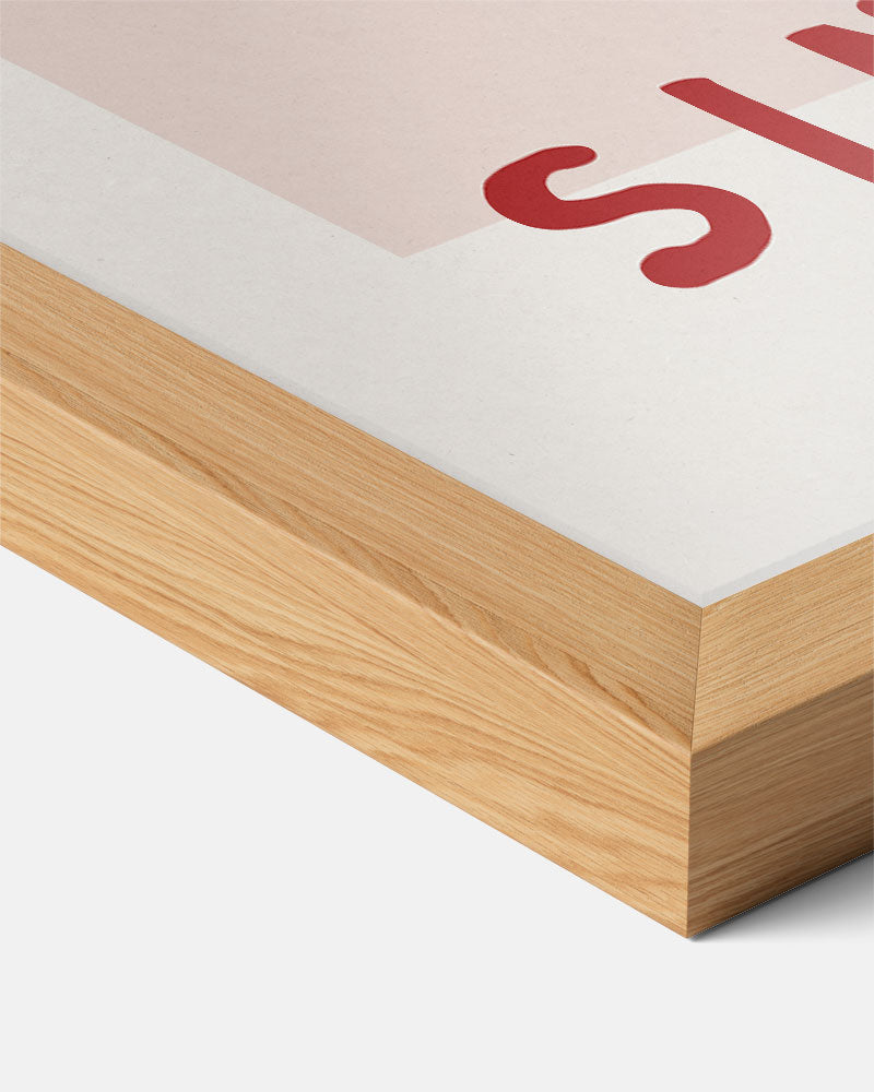 Creatieve "Let That Sink In" – staande keuken wanddecoratie van WallArtistic