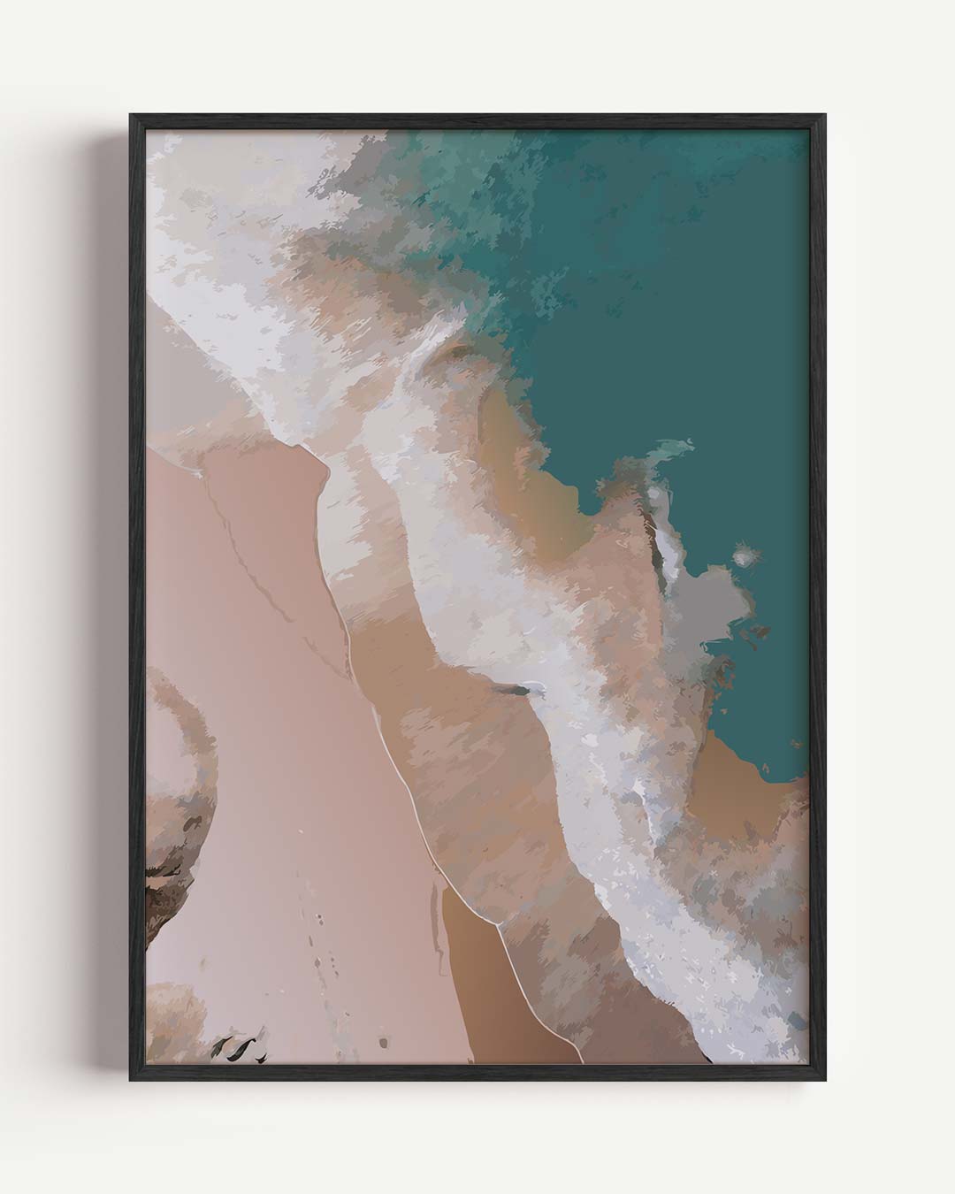 Stranddroom Wanddecoratie – zomer portret poster als wanddecoratie