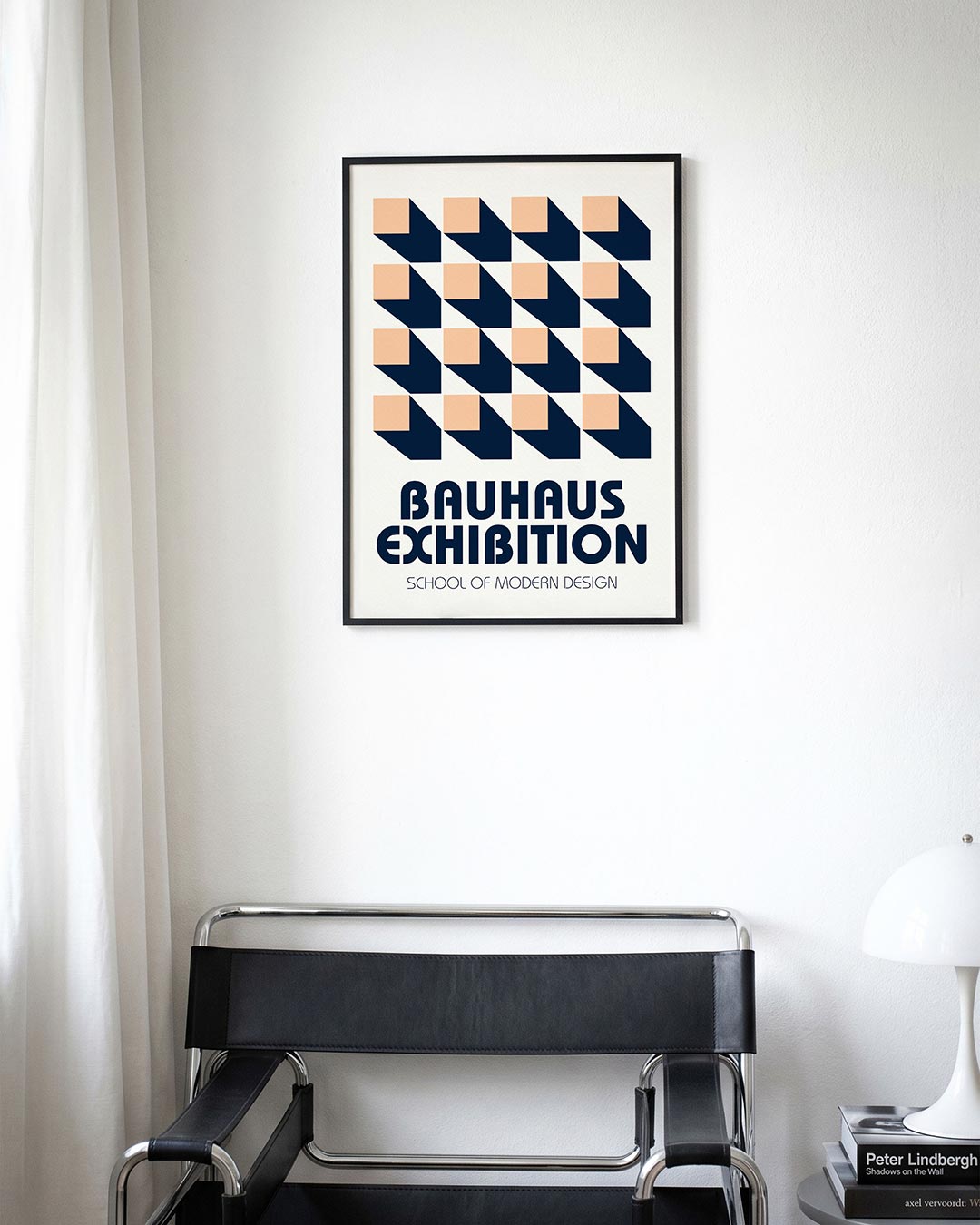 Vorm en schaduw – moderne Bauhaus wandkunst als poster