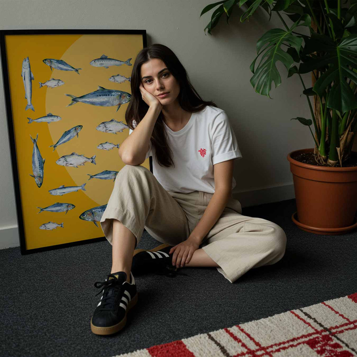 Onderwater Avontuur – staande muurposter met dierenthema