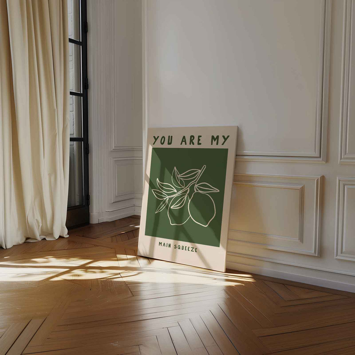 Jij bent mijn zonnestraal – dibond kunstwerk als wanddecoratie
