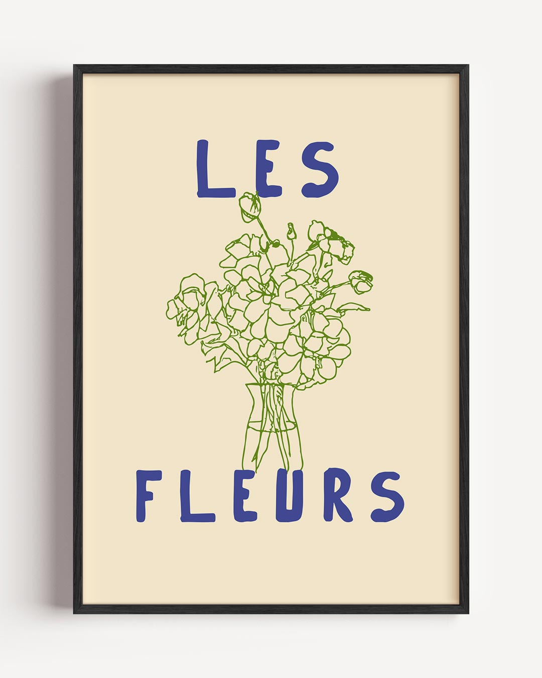 Les Fleurs – keuken portret poster als wanddecoratie