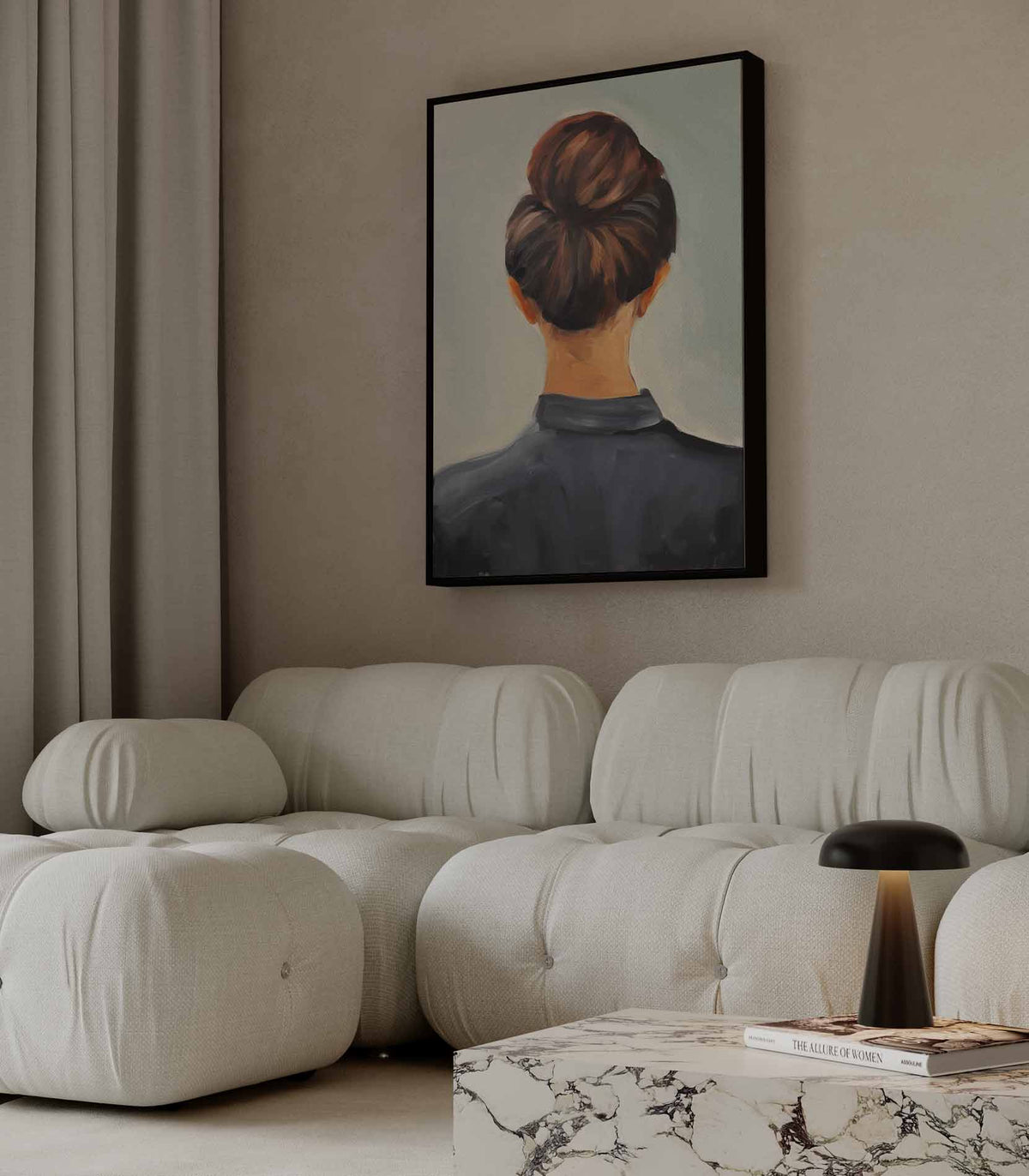 Elegante Achterzijde – staande wandkunst voor woonkamer of interieur