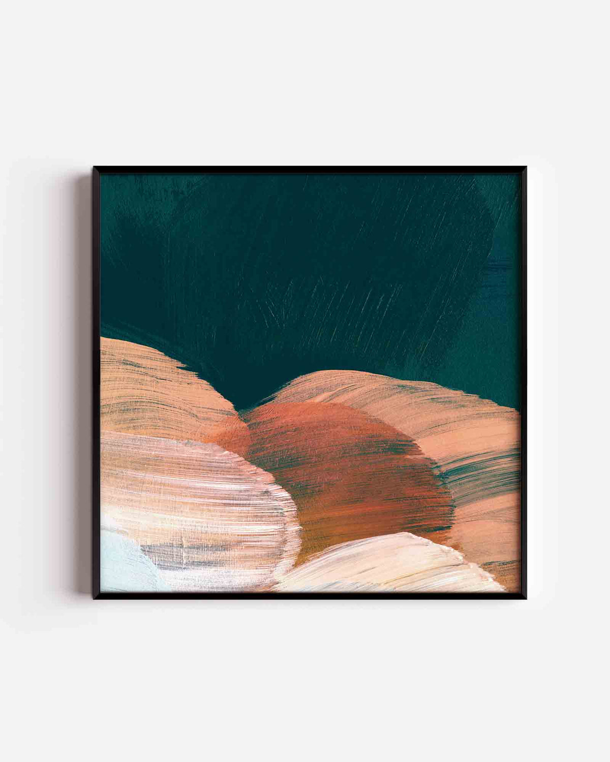 Abstracte vormen – schilderkunst vierkante poster als wanddecoratie
