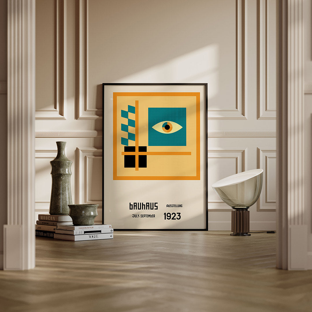 Vorm en balans – moderne Bauhaus wandkunst als poster