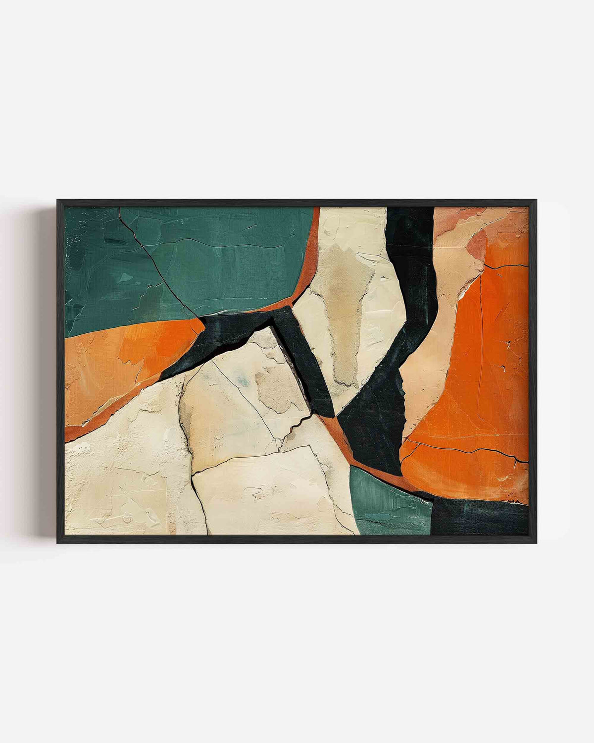 Abstracte vormen – abstracte landscape poster als wanddecoratie