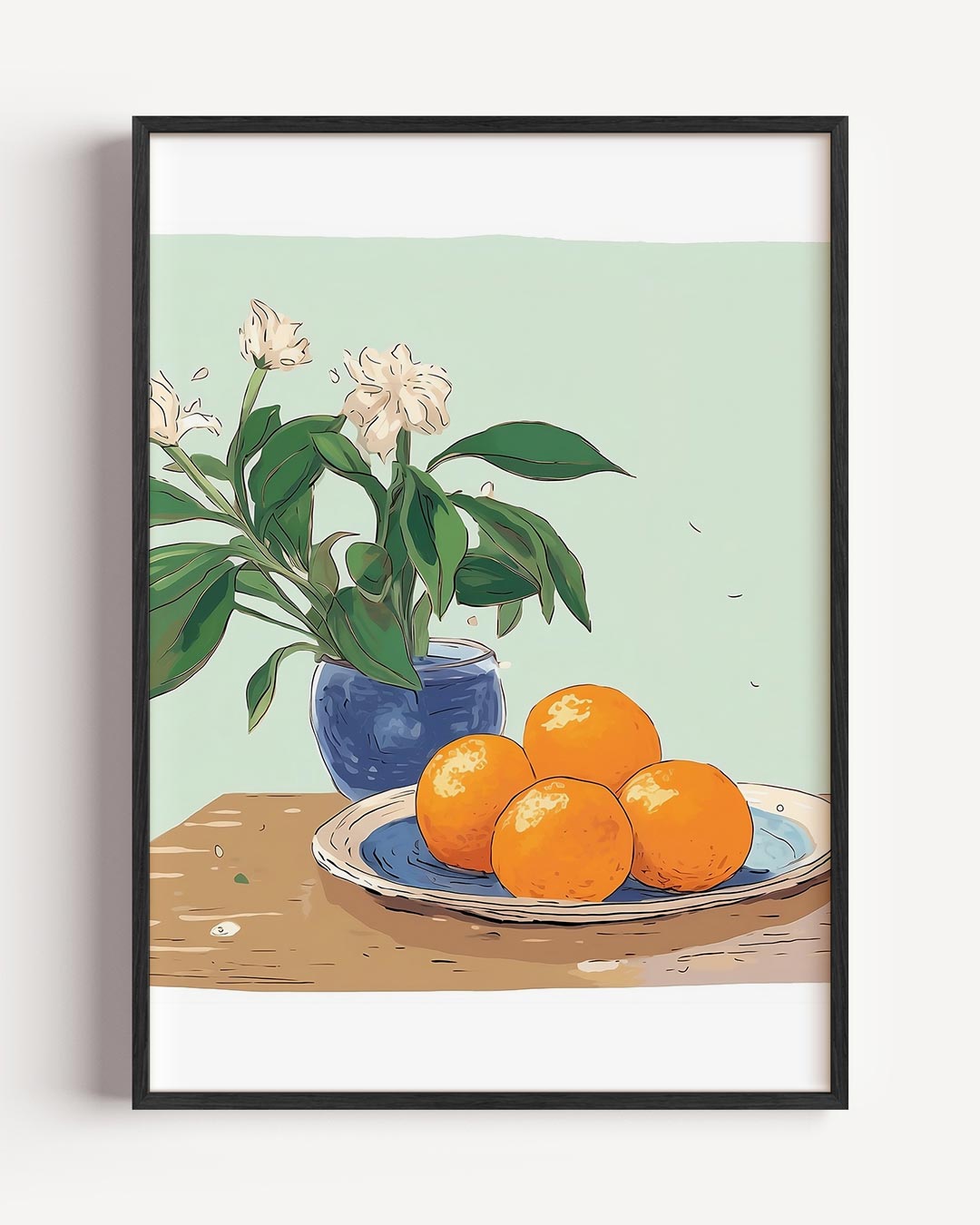 Verfrissende Citrus Stilleven – keuken portret poster als wanddecoratie
