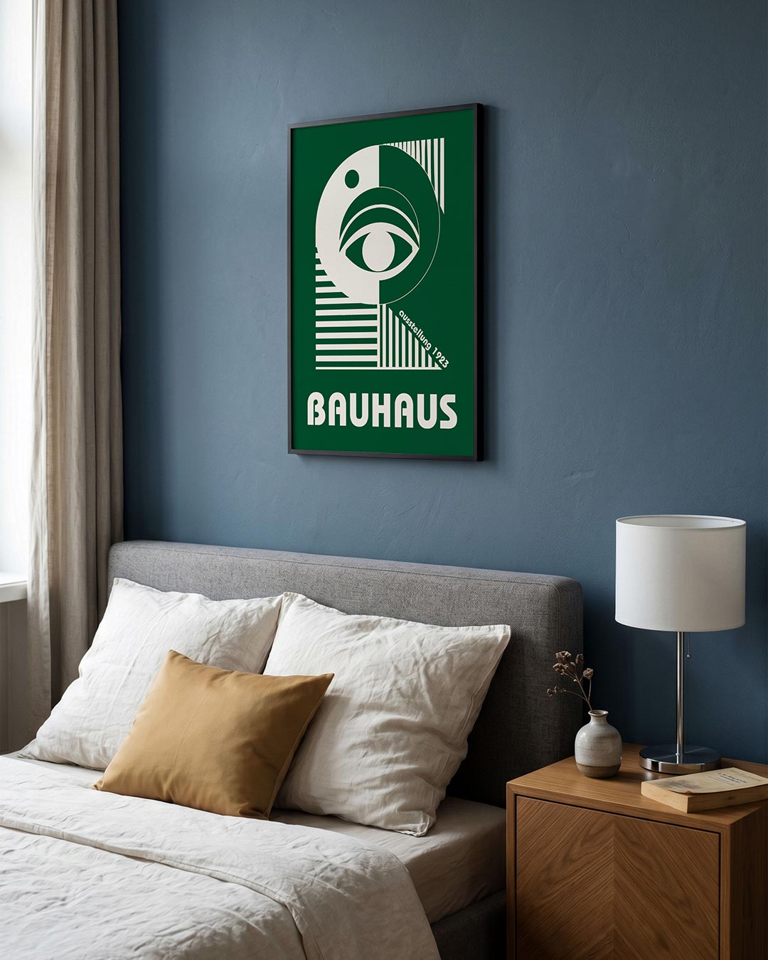 – staande Bauhaus poster voor aan de muur