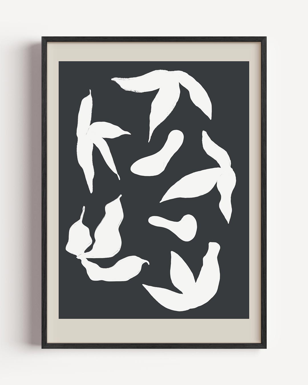 Abstracte Botanische Kunstposter – kleurrijke abstracte portret poster als wanddecoratie