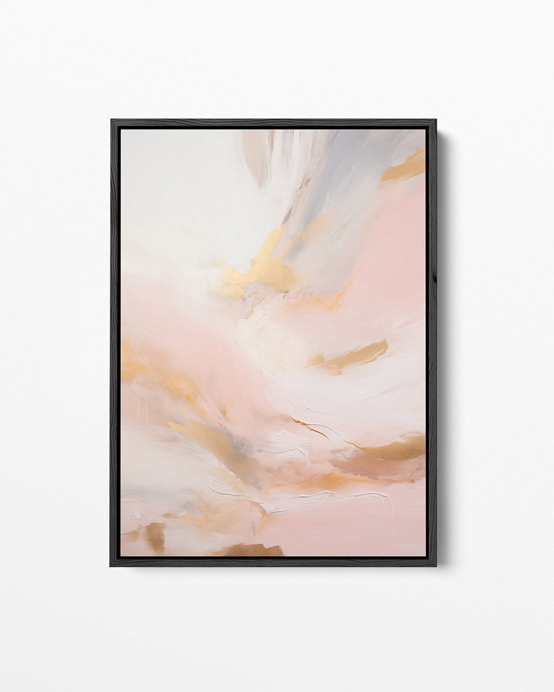 Zachte kleuren vloeiend – staand wanddecoratie kunstwerk