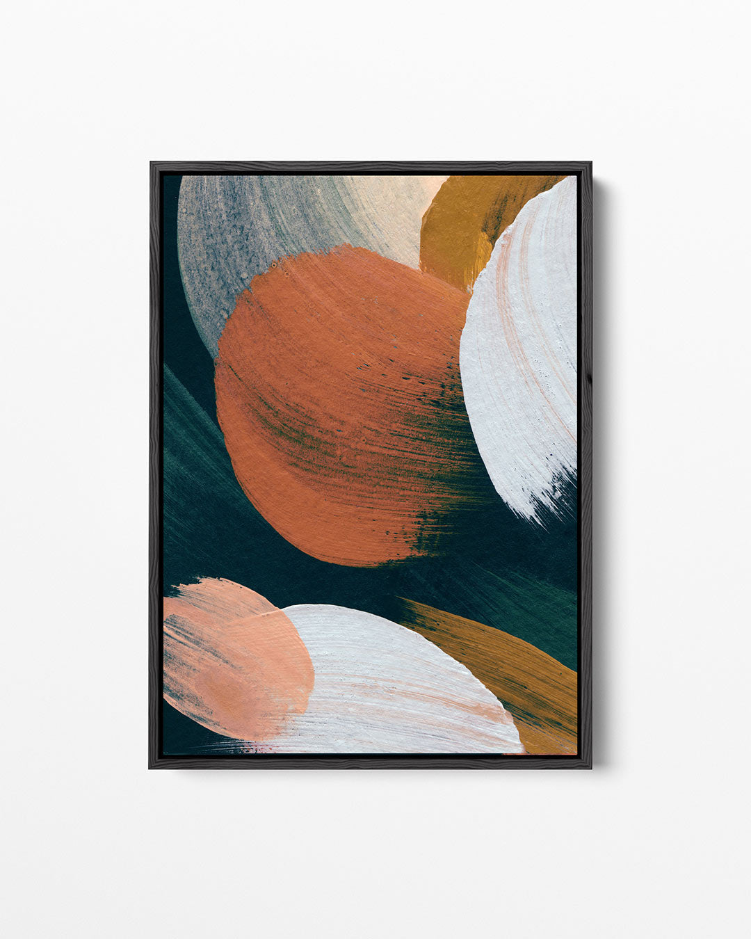 Dynamische kleurvlakken – staand wanddecoratie kunstwerk