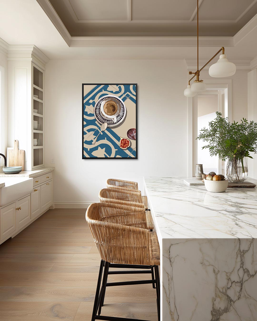 Koffie en vijgen – staand wanddecoratie kunstwerk