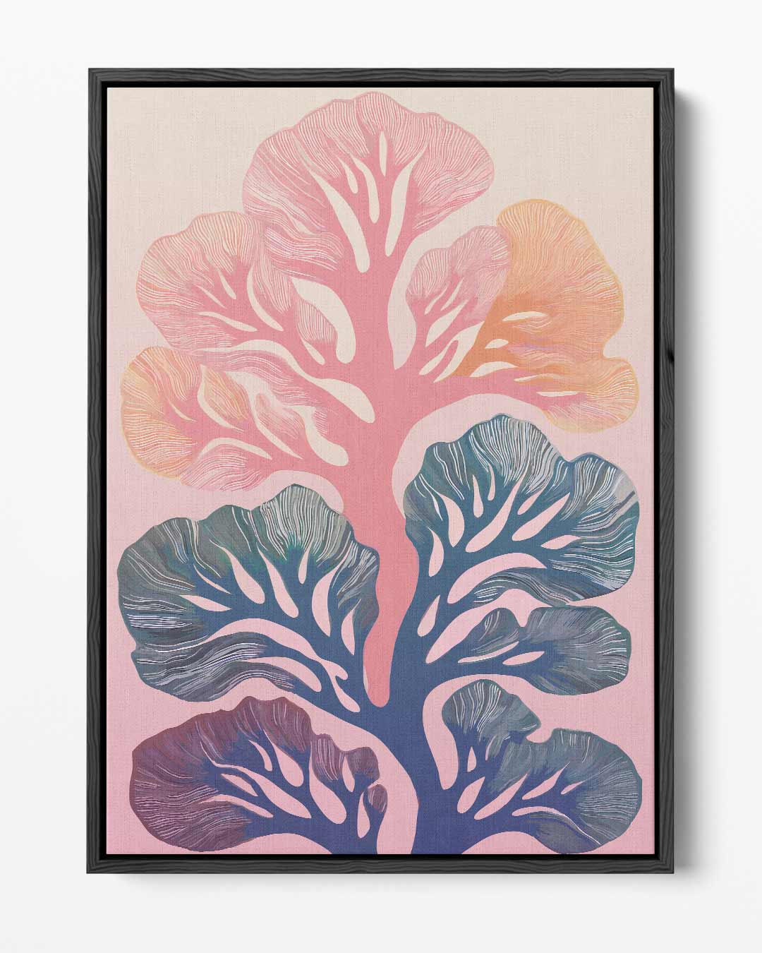 Natuurlijke Harmonie Wanddecoratie – portret kunstwerk als wanddecoratie