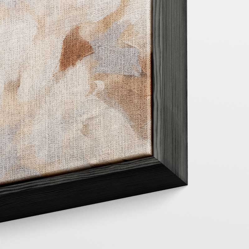 Bloemen in Neutrale Tinten – portret wandkunst van WallArtistic