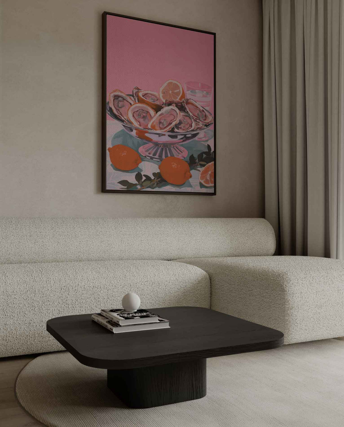 Kleurrijke Zeevruchtenverleiding – plexiglas kunstwerk als wanddecoratie