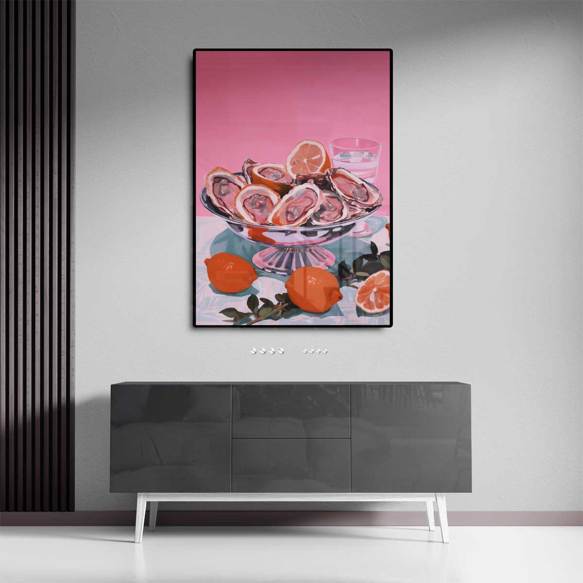 Kleurrijke Zeevruchtenverleiding – portret kunstwerk als wanddecoratie, afbeelding 13
