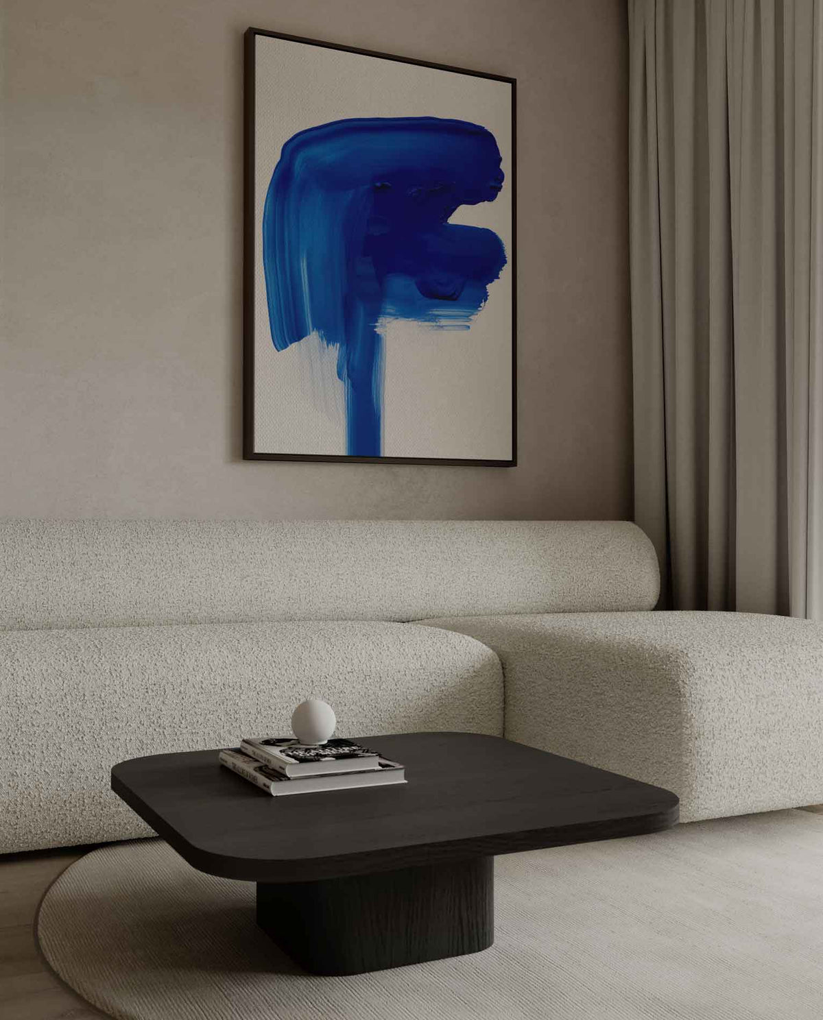 Blauwe Expeditie – portret kunstwerk als wanddecoratie, afbeelding 13