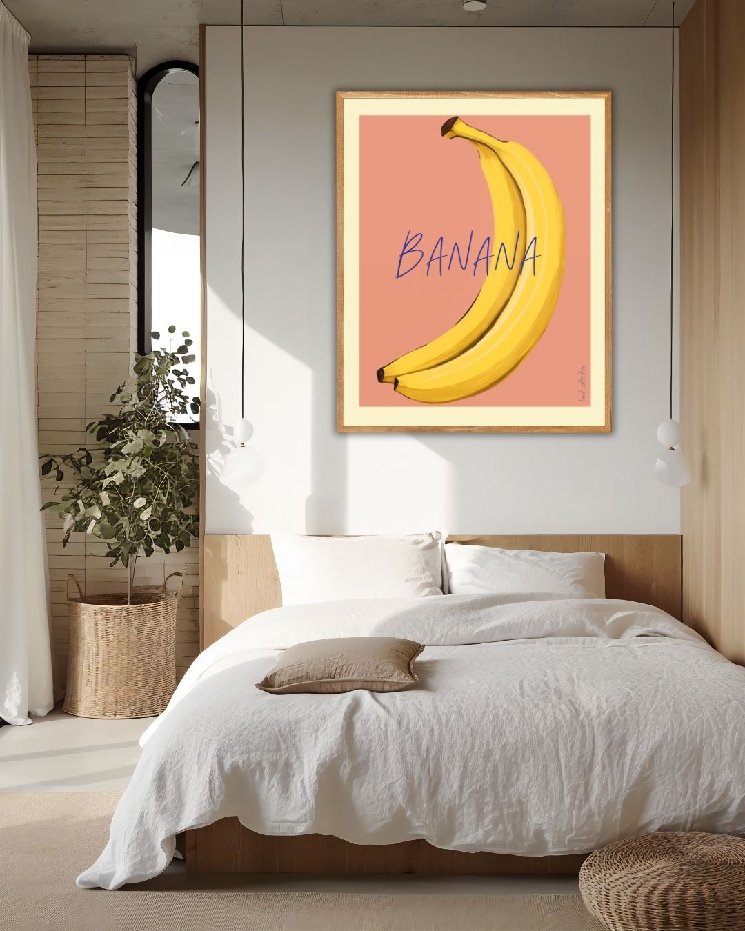 BANANA Poster – staande poster voor modern interieur