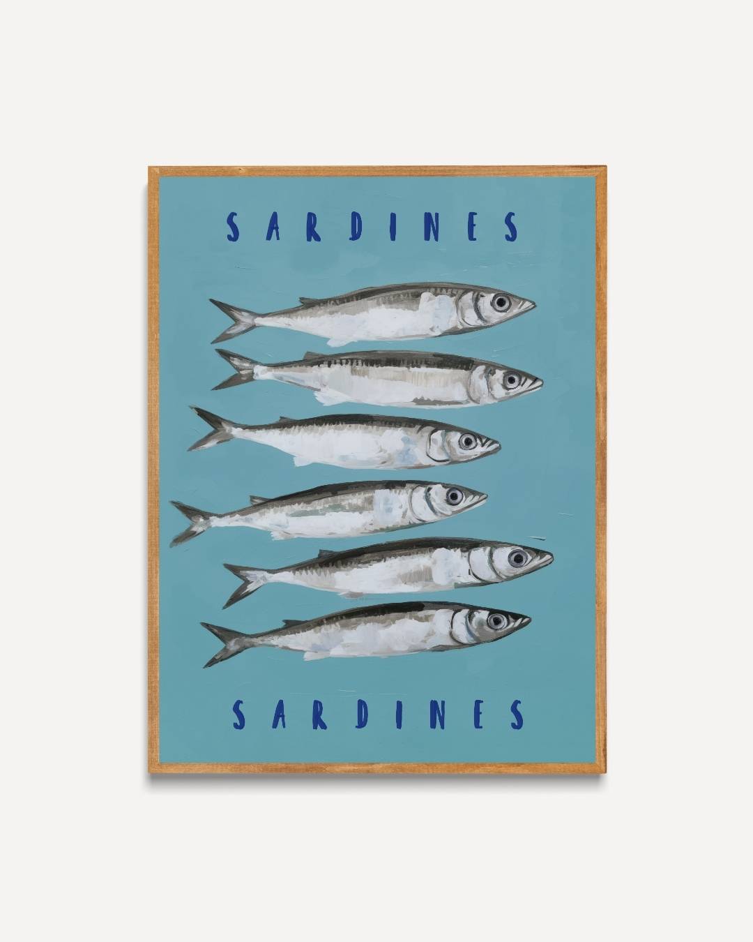 Sardines Poster – portret poster als wanddecoratie