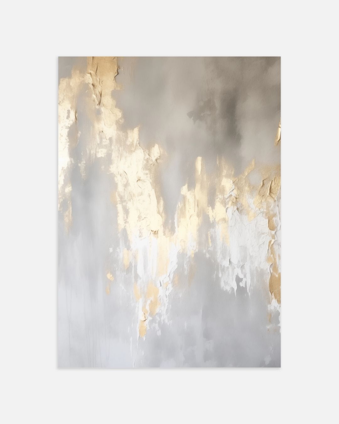 Gouden glans Posterset – tweedelige poster set voor modern interieur