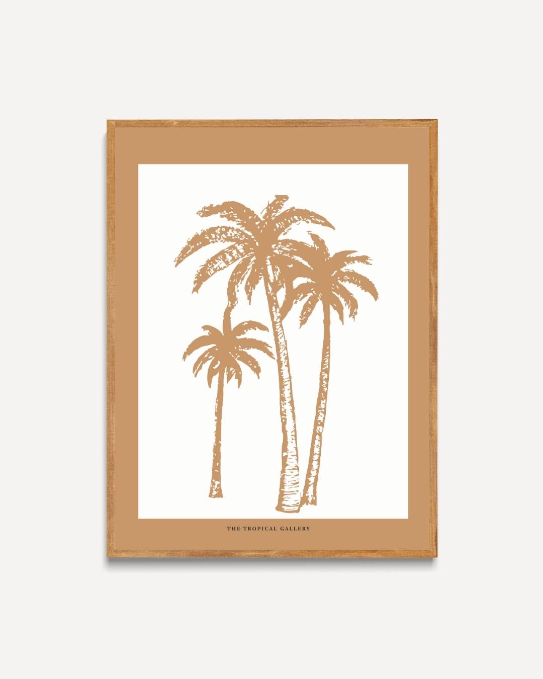 Botanische palmbomen Poster – portret poster als wanddecoratie