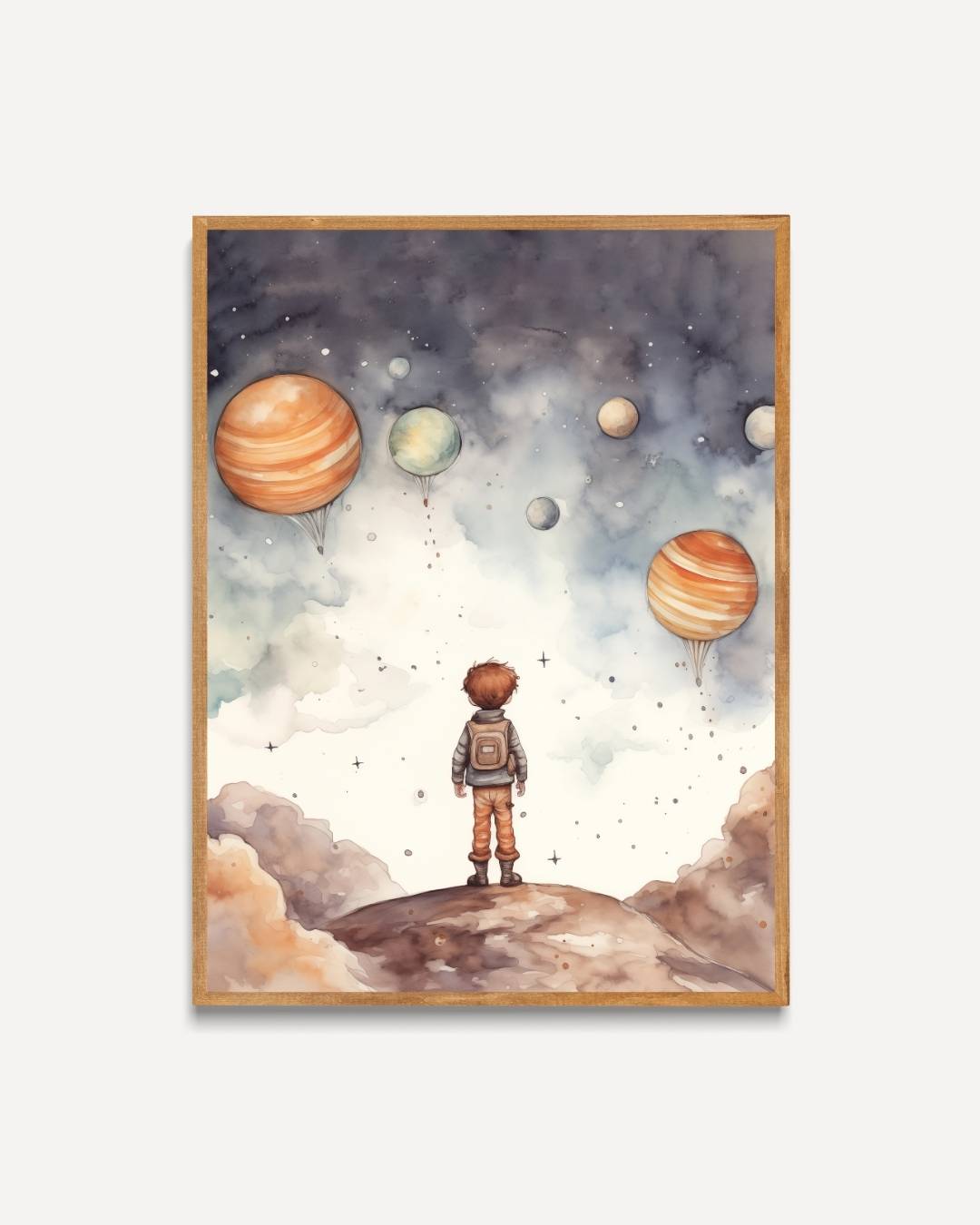 Kleine ontdekkingsreiziger Poster – portret poster als wanddecoratie