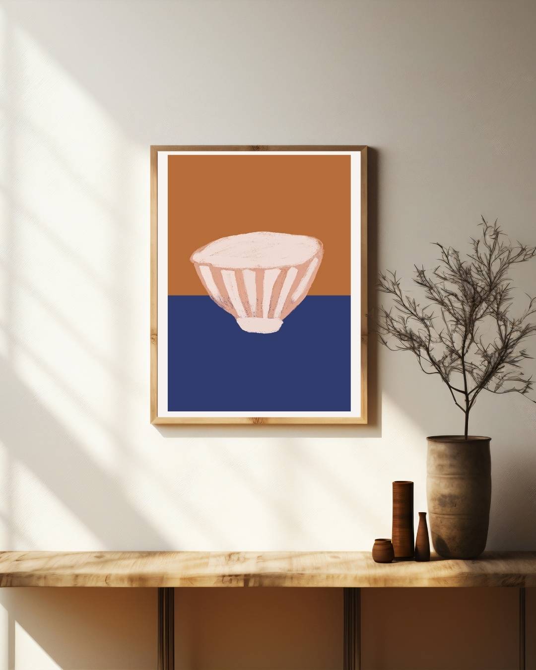 Keramische kom Poster – staande poster voor modern interieur