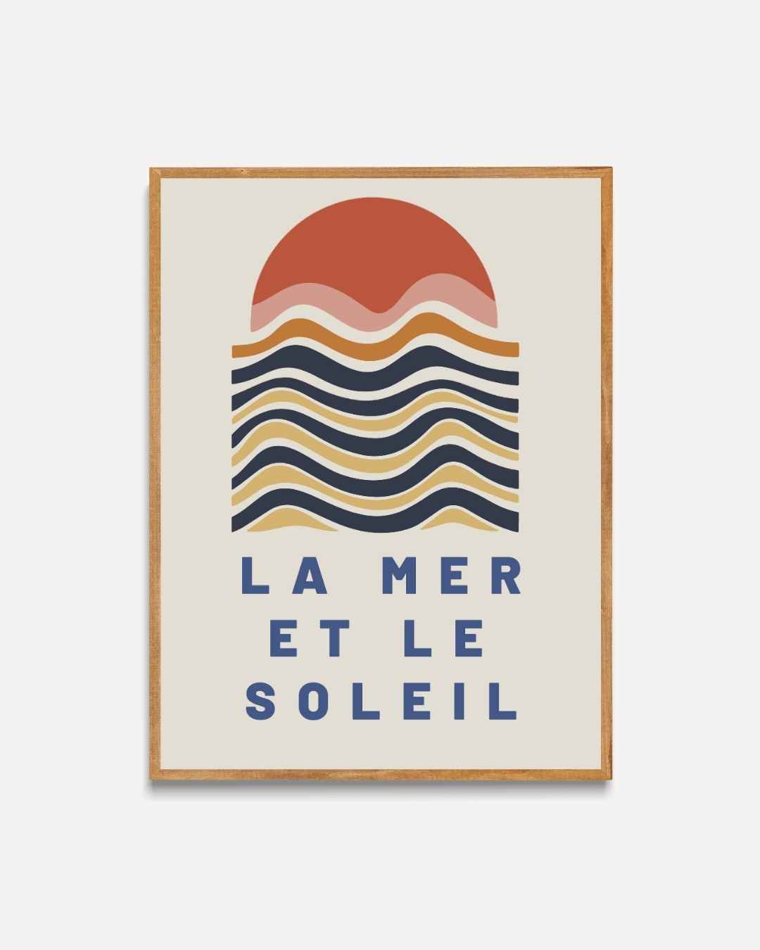 La Mer et le Soleil Poster – portret poster als wanddecoratie