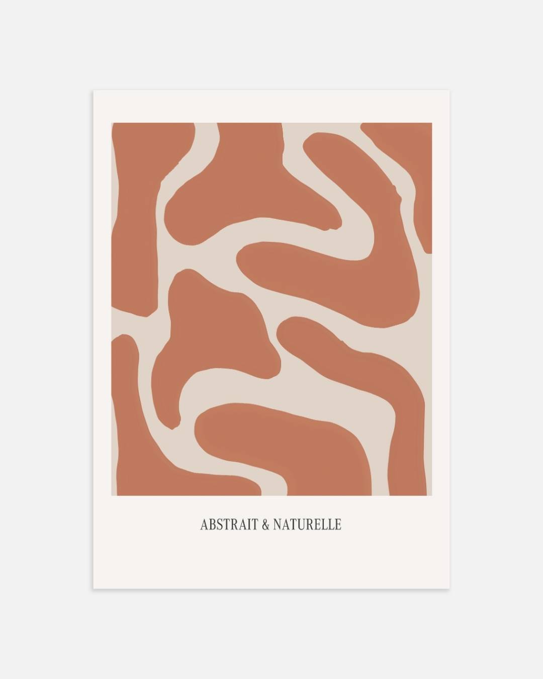 Abstrait & naturelle Poster – portret wanddecoratie van WallArtistic