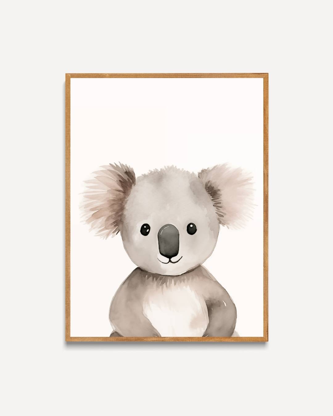 Schattige koala Poster – portret poster als wanddecoratie