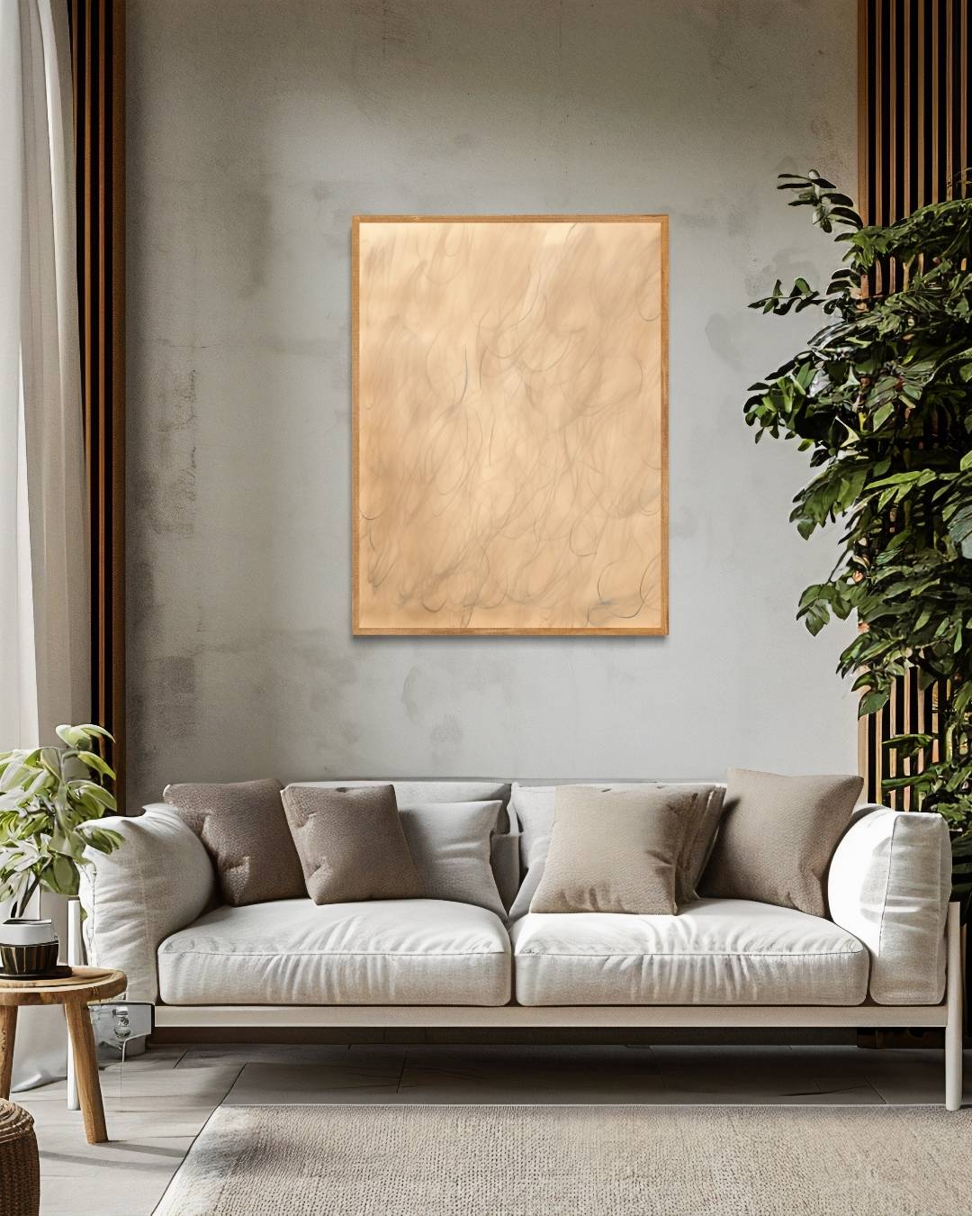 Zachte Beweging Poster – staande poster voor modern interieur
