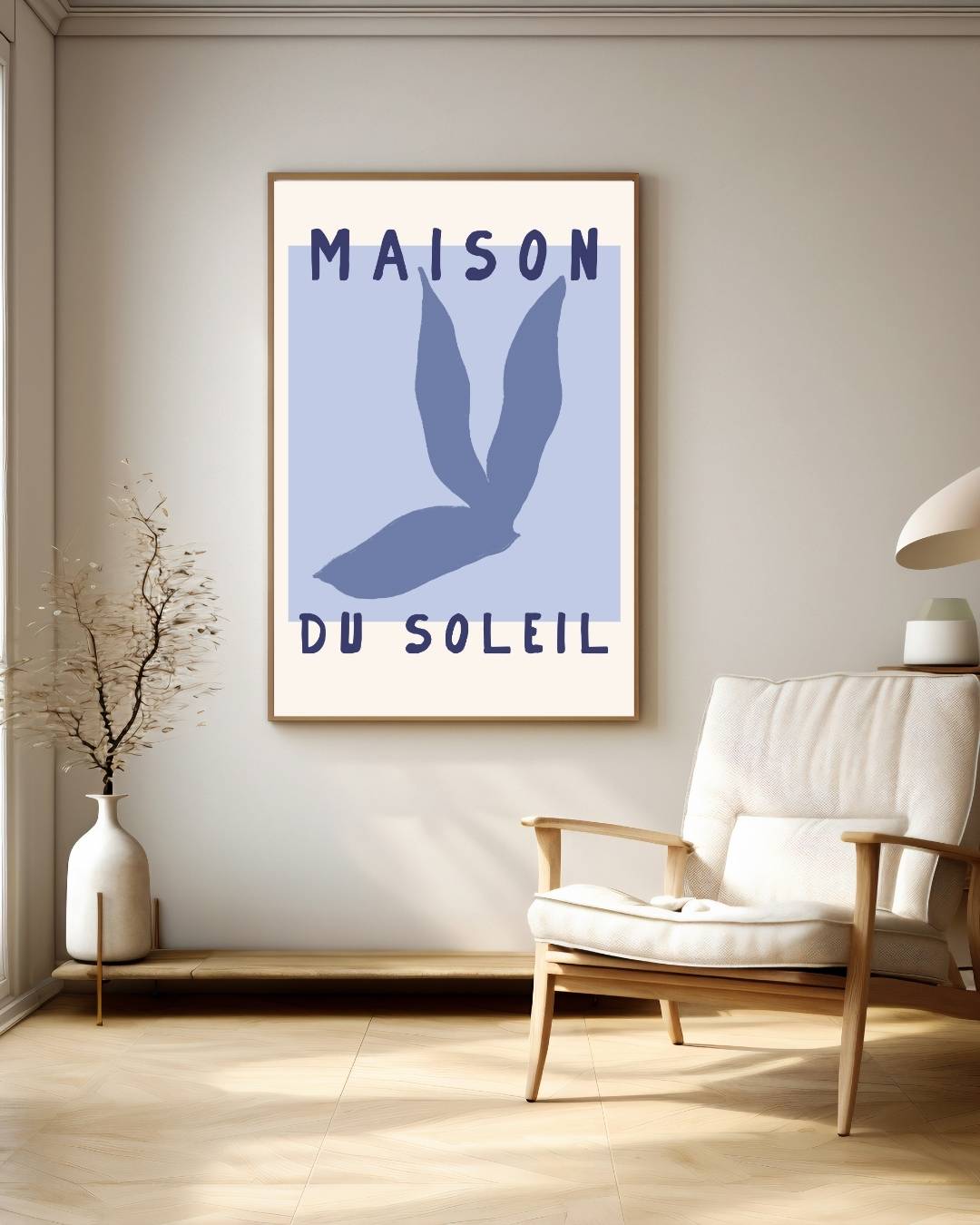 Maison du soleil poster – staande poster voor modern interieur