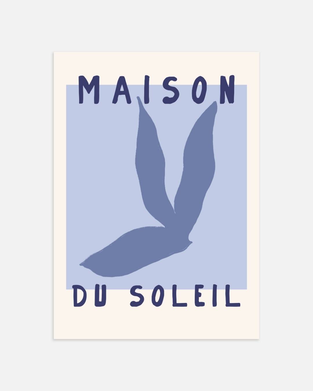 Maison du soleil poster – portret wanddecoratie van WallArtistic