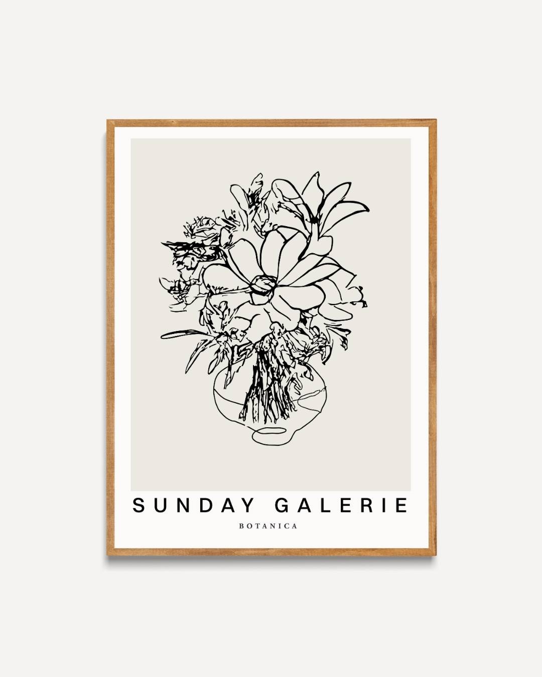 Bloemen in vaas Poster Kunstwerk – portret poster als wanddecoratie