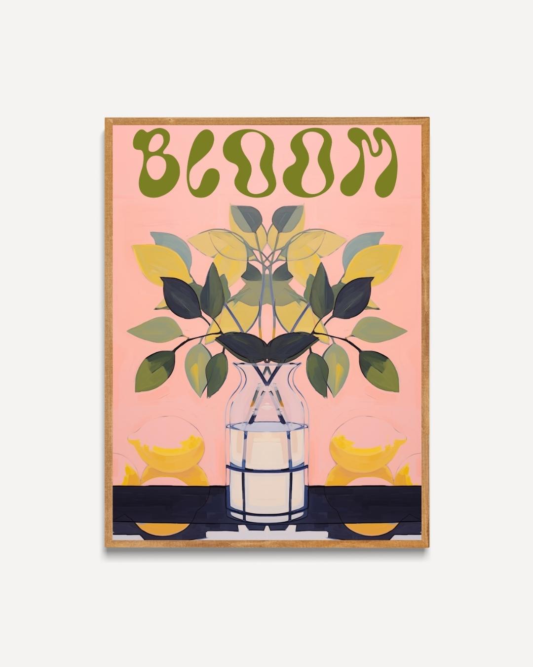Bloom Poster – portret poster als wanddecoratie