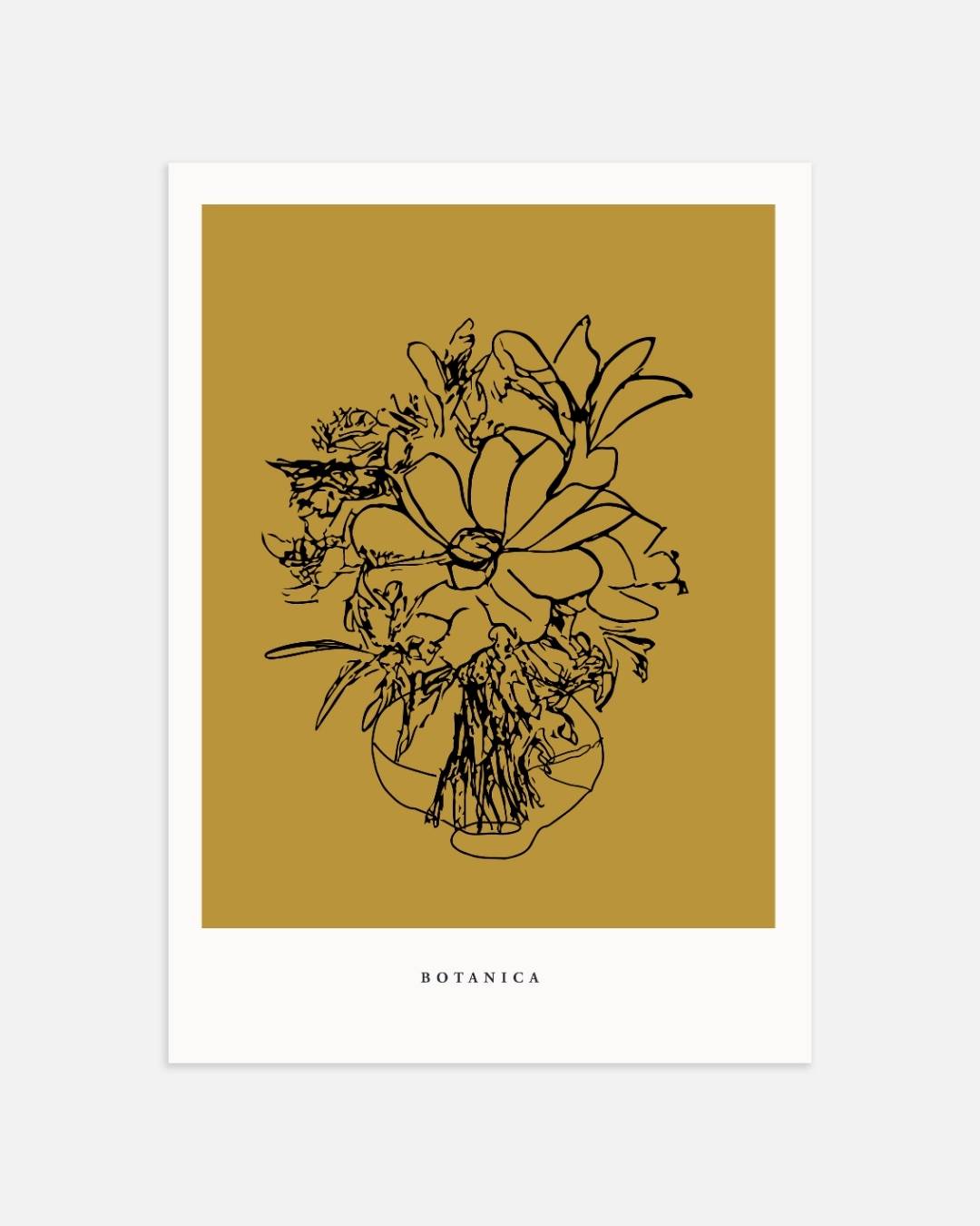 Botanica elegance Poster Kunstwerk – portret wanddecoratie van WallArtistic